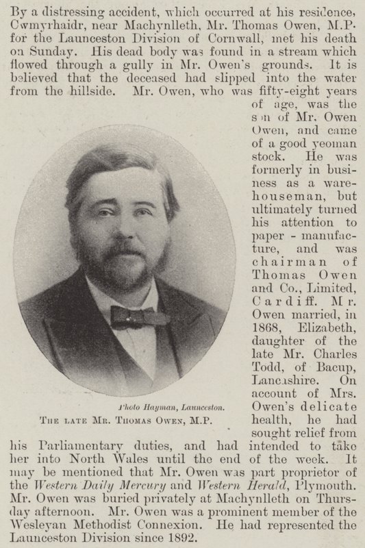 Feu M. Thomas Owen, député - English Photographer