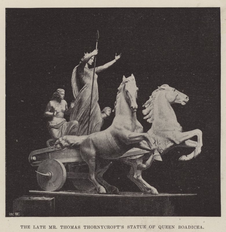 Statue de la reine Boadicée par feu M. Thomas Thornycroft - English Photographer