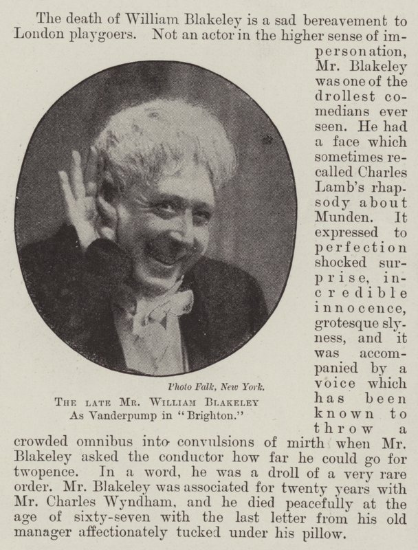 Feu M. William Blakeley en tant que Vanderpump à Brighton - English Photographer