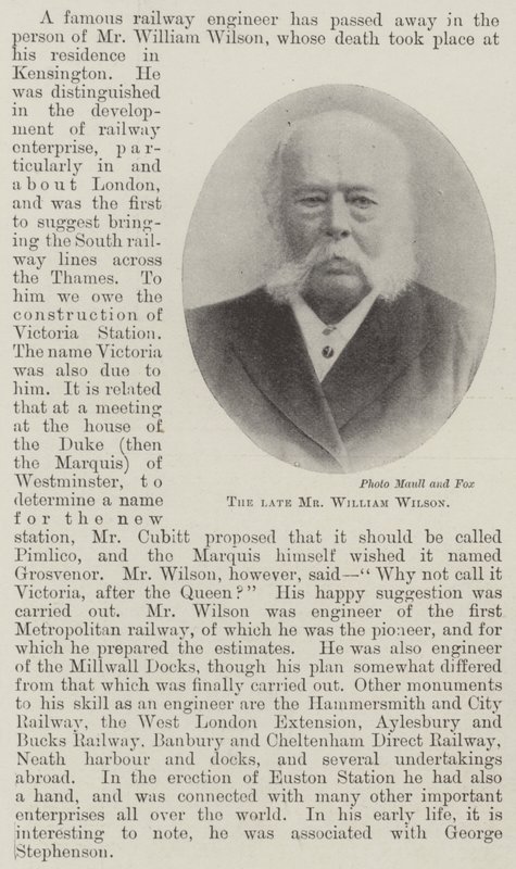 Feu M. William Wilson - English Photographer