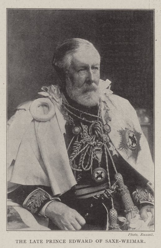 Feu le prince Édouard de Saxe-Weimar - English Photographer