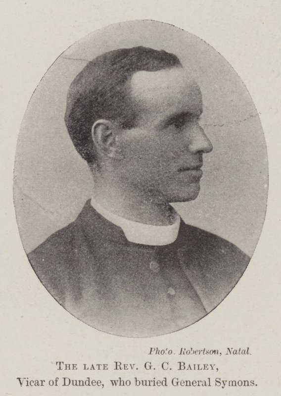 Feu révérend G C Bailey, vicaire de Dundee, qui a enterré le général Symons - English Photographer