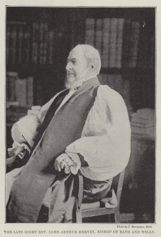 Feu le très révérend Lord Arthur Hervey, évêque de Bath et Wells - English Photographer
