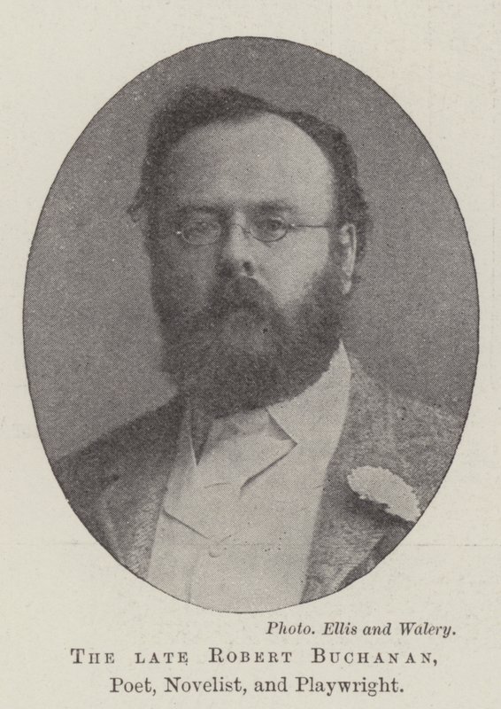 Le défunt Robert Buchanan, poète, romancier et dramaturge - English Photographer