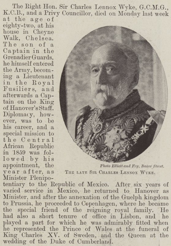 Feu Sir Charles Lennox Wyke - English Photographer