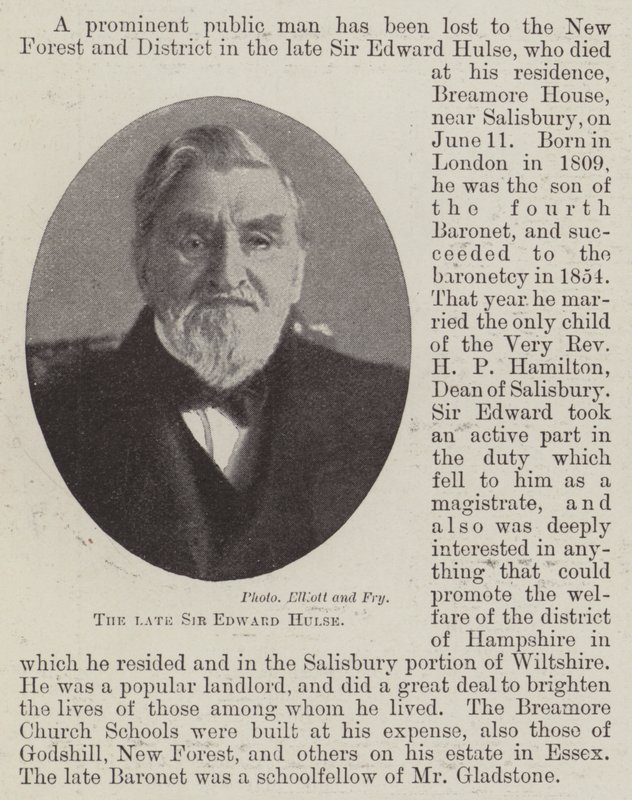 Feu Sir Edward Hulse - English Photographer