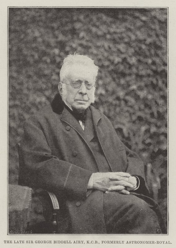 Feu Sir George Biddell Airy, KCB, ancien astronome royal - English Photographer