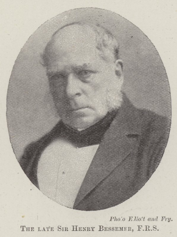 Feu Sir Henry Bessemer, FRS - English Photographer