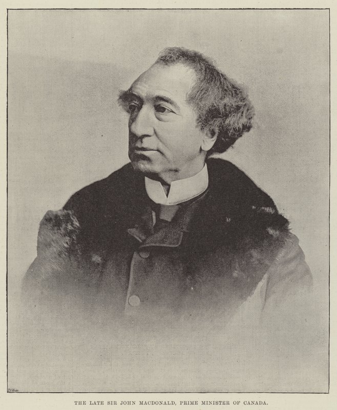 Le défunt Sir John Macdonald, Premier ministre du Canada - English Photographer