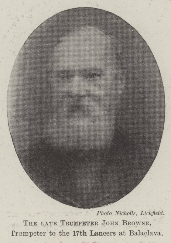 Le défunt trompette John Browne, trompette des 17e lanciers à Balaclava - English Photographer