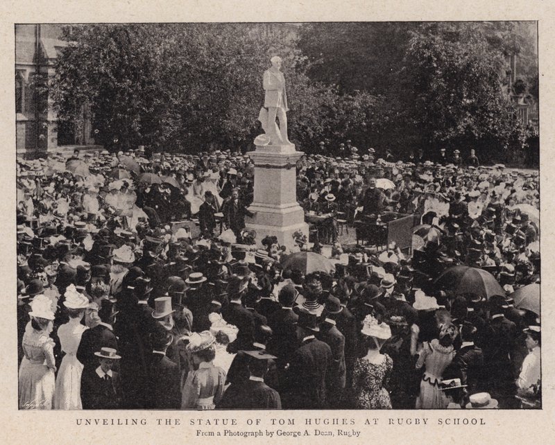 Dévoilement de la statue de Tom Hughes à l