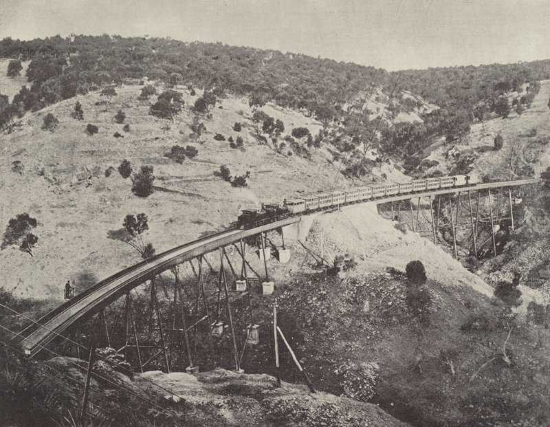Viaduc sur la ligne de chemin de fer Adélaïde-Melbourne - English Photographer