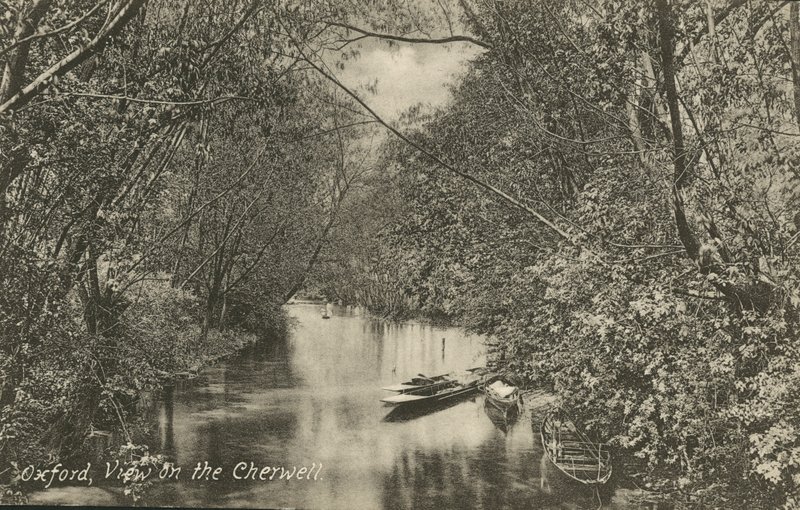 Vue sur la rivière Cherwell, Oxford, Oxfordshire - English Photographer