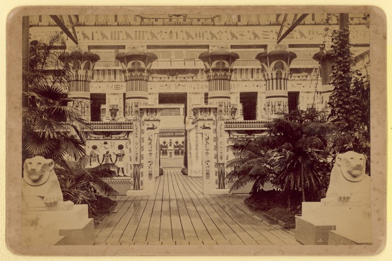 Vue vers la Cour Égyptienne, Crystal Palace - English Photographer