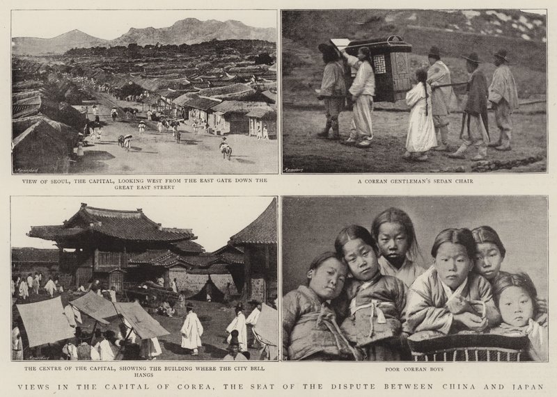 Vues de la Capitale de la Corée, le Siège du Conflit entre la Chine et le Japon - English Photographer