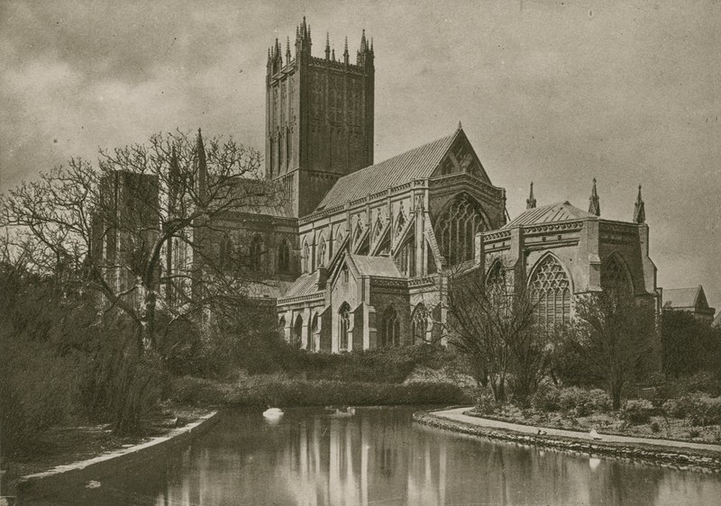 Cathédrale de Wells, depuis le Swan Pool - English Photographer