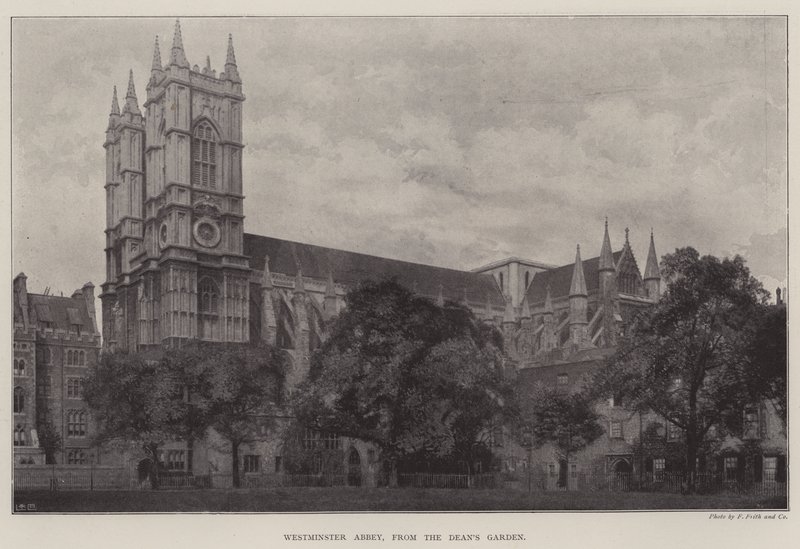 Abbaye de Westminster, depuis le jardin du doyen - English Photographer