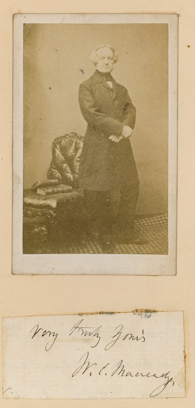 William Macready, acteur - English Photographer