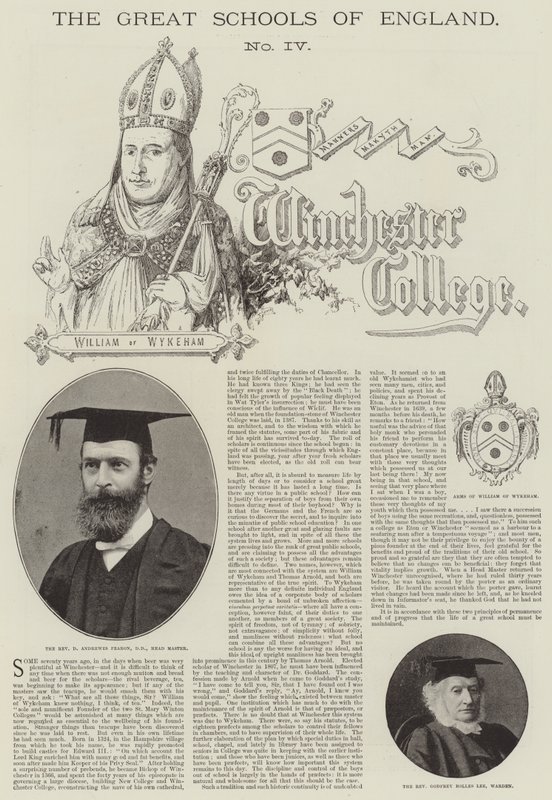 Collège de Winchester - English Photographer