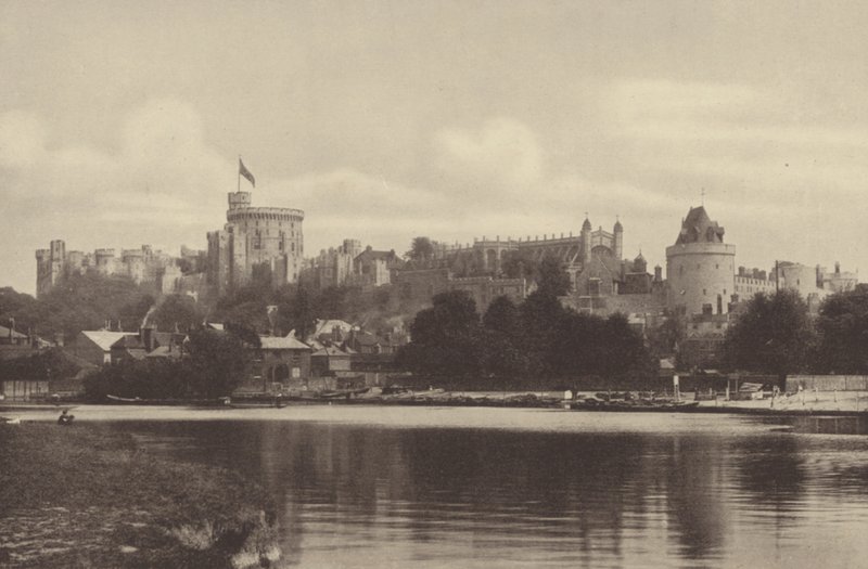 Château de Windsor, Vue depuis la rivière - English Photographer