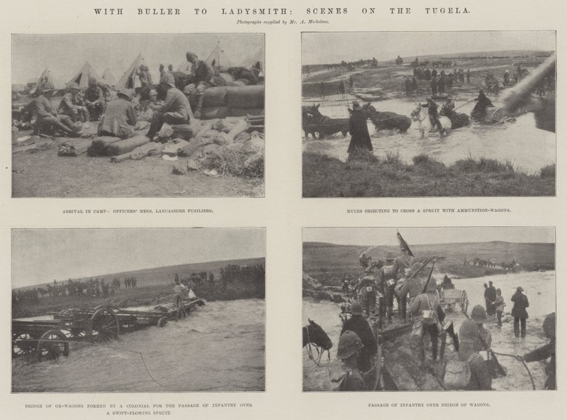 Avec Buller à Ladysmith, scènes sur le Tugela - English Photographer