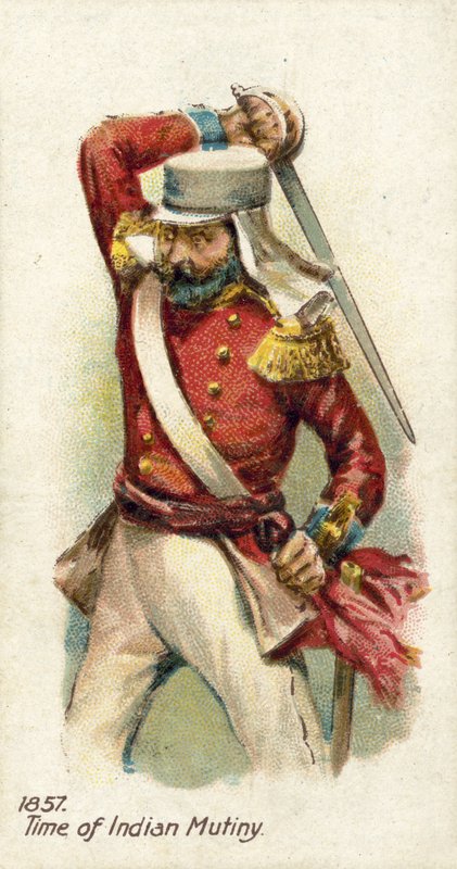 1857, époque de la révolte des Cipayes - English School