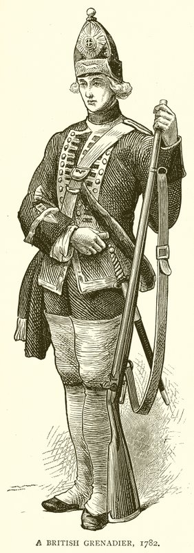 Un grenadier britannique, 1782 - English School