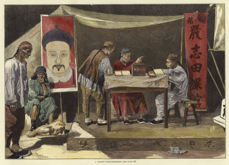 Un diseur de bonne aventure chinois - English School