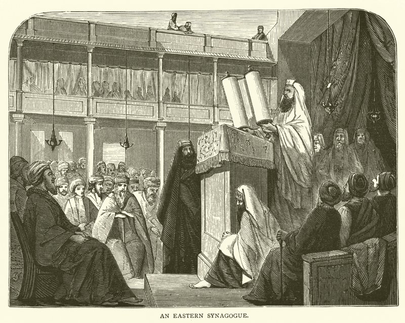Une Synagogue Orientale - English School