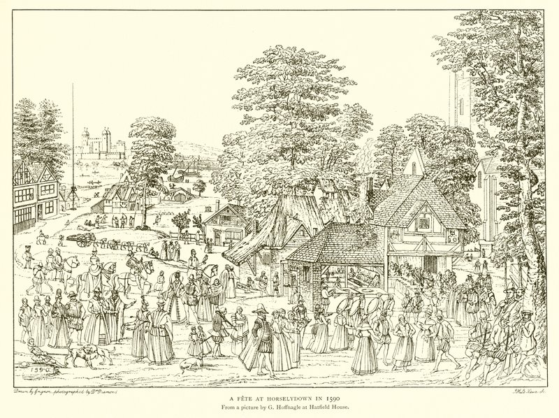 Une fête à Horselydown en 1590 - English School