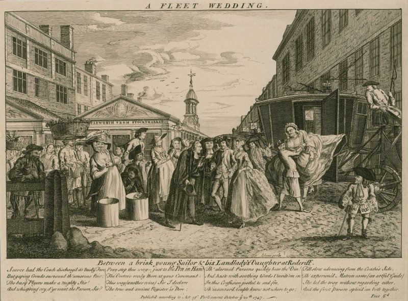 Un mariage de la flotte entre un marin et la fille de sa logeuse à Rederiff - English School