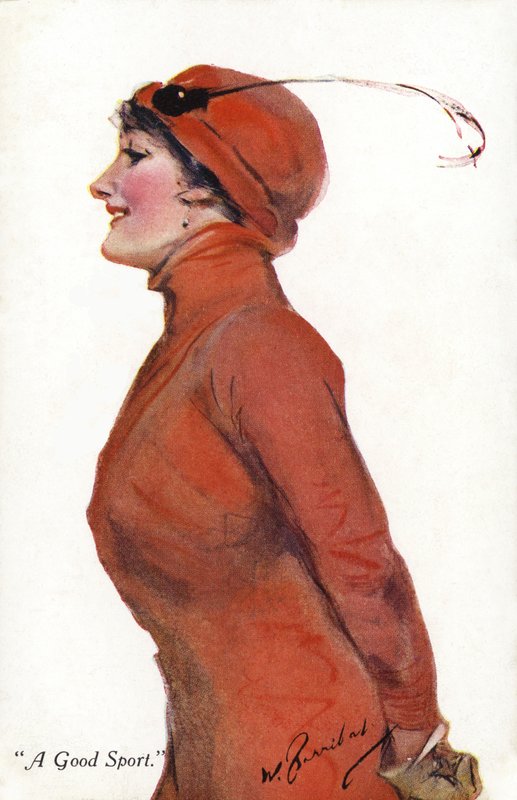 A Good Sport (lithographie couleur) - English School