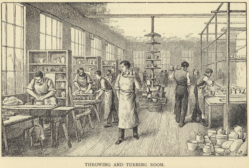 Guide à travers les manufactures royales de porcelaine - English School
