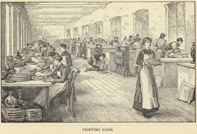 Guide à travers les manufactures royales de porcelaine - English School