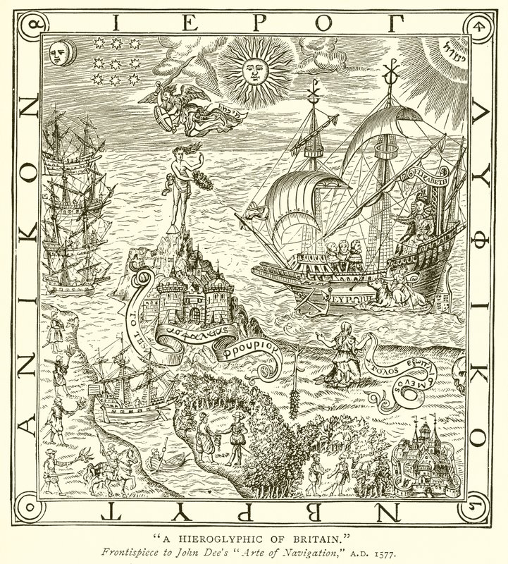 Un hiéroglyphe de la Grande-Bretagne - English School