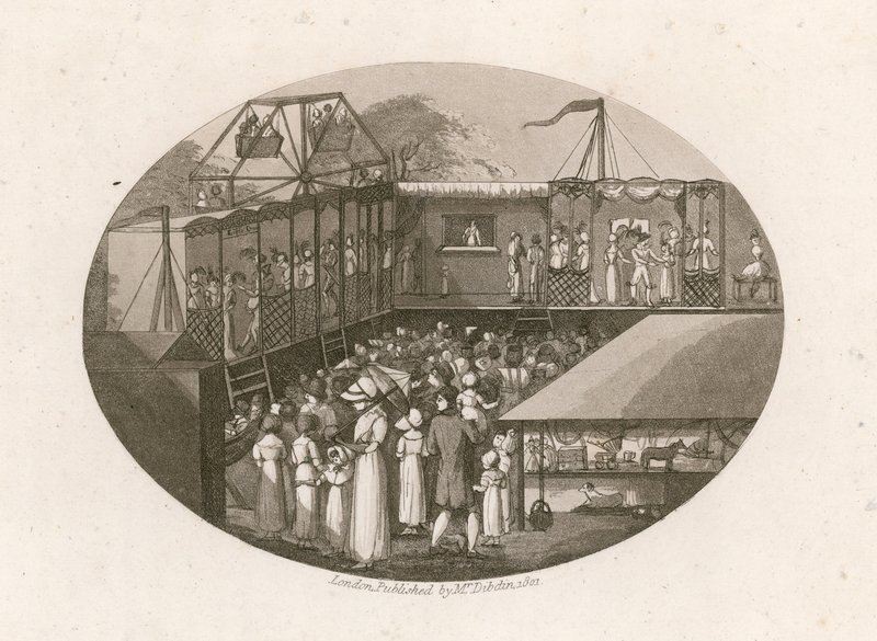 Une foire à Londres, peut-être à Camberwell - English School