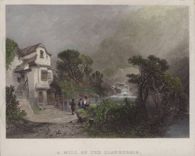 Un moulin sur le Llanberris - English School