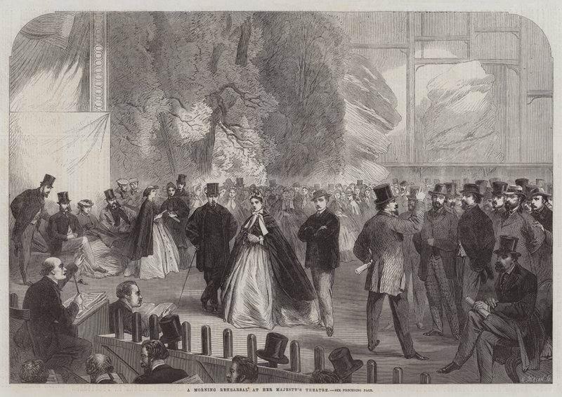 Une répétition matinale au Théâtre de Sa Majesté - English School