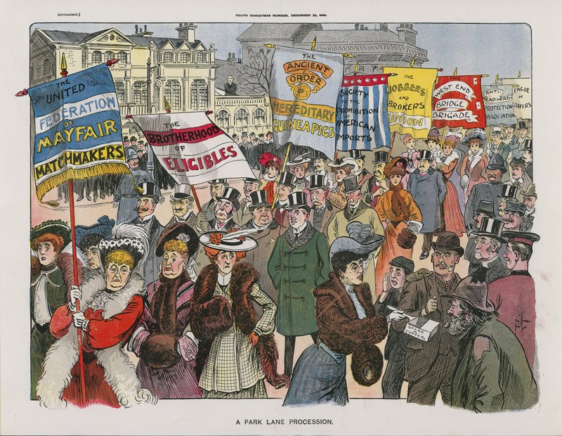 Une Procession à Park Lane - English School