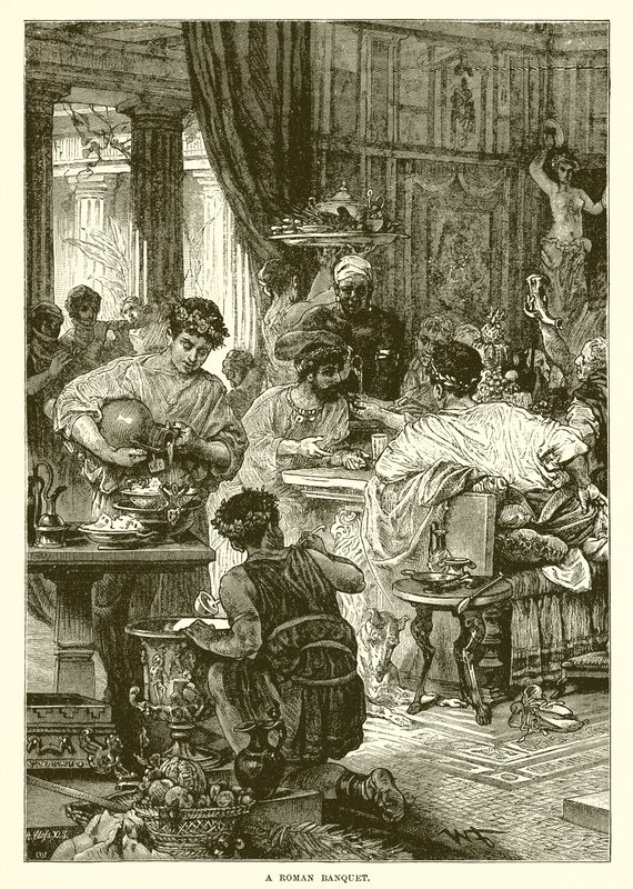 Un banquet romain - English School