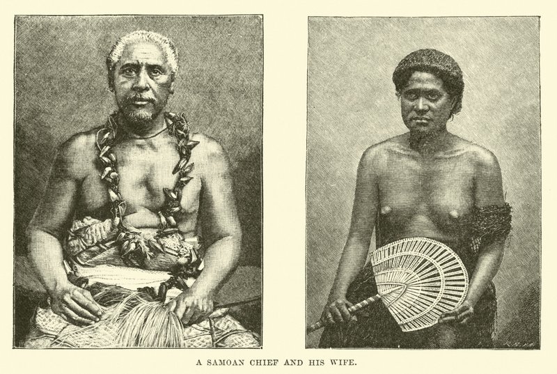 Un chef samoan et sa femme - English School