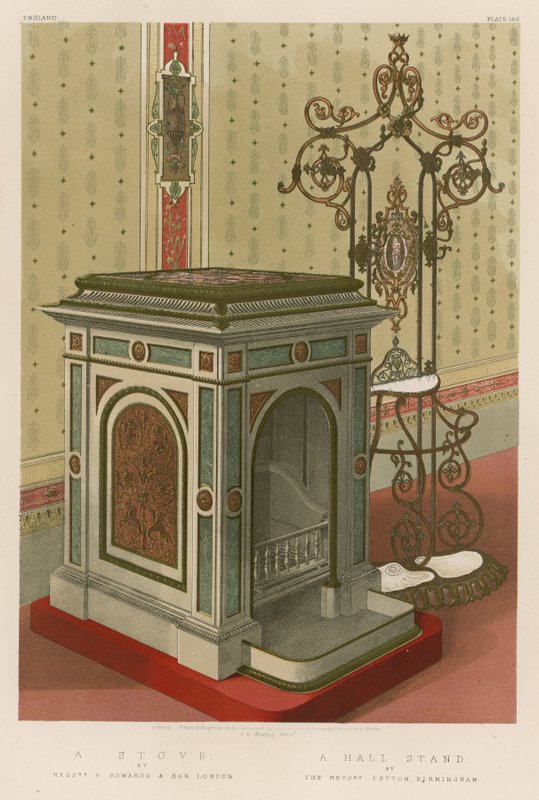 Un Poêle; Un Porte-Manteau - English School