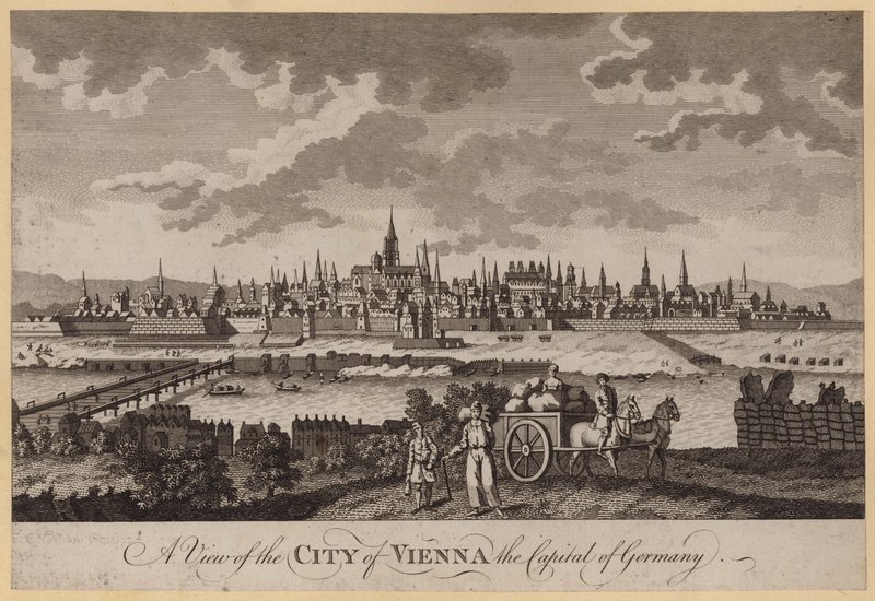 Vue de la ville de Vienne, capitale de l