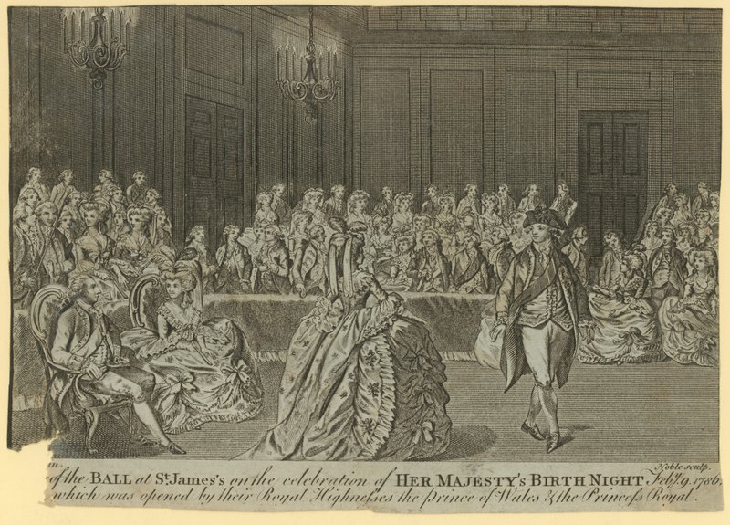 Un bal au palais de St James - English School