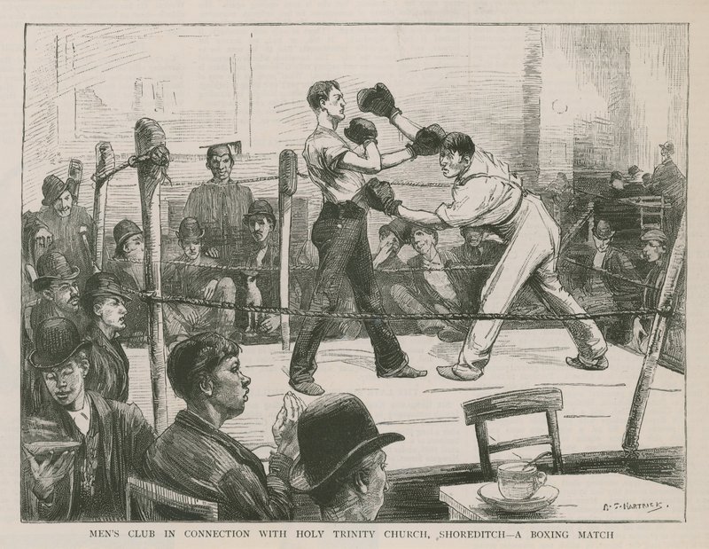 Un match de boxe - English School