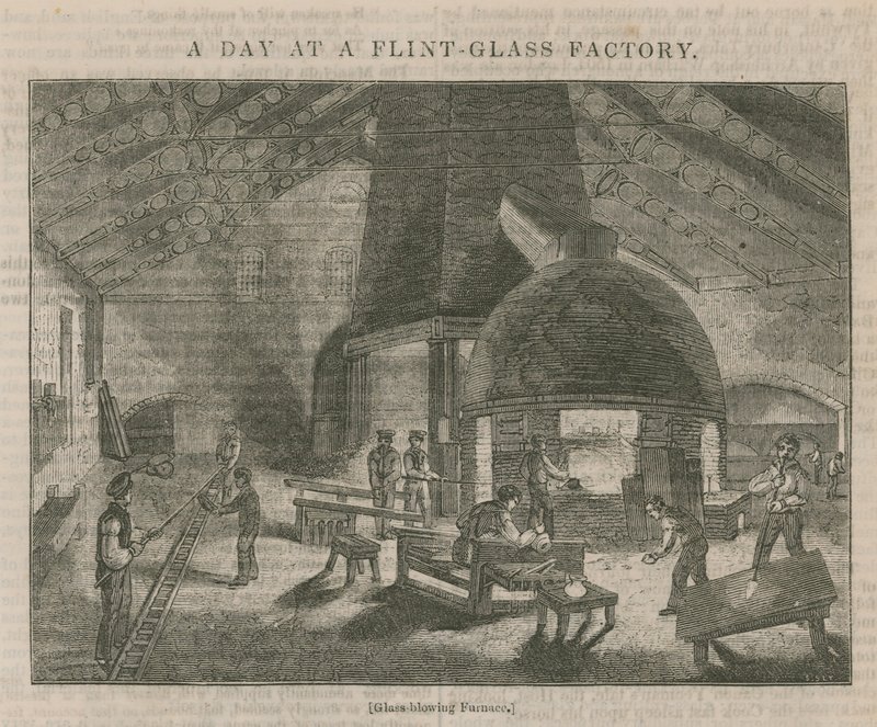 Une journée dans une usine de verre à silex - English School