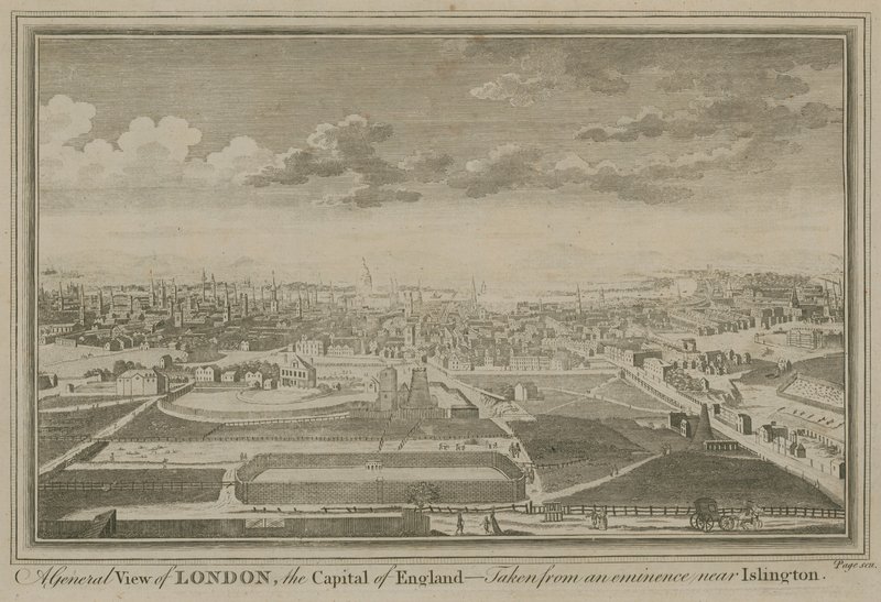 Vue générale de Londres, la capitale de l