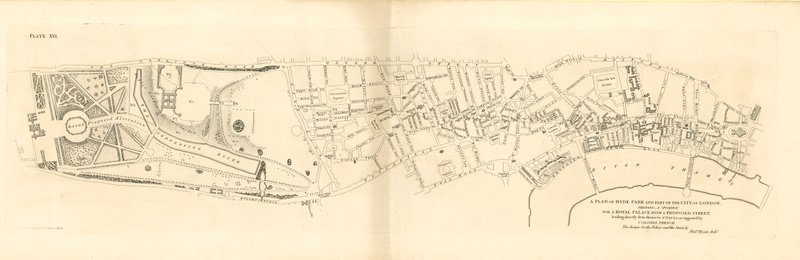 Plan de Hyde Park et d