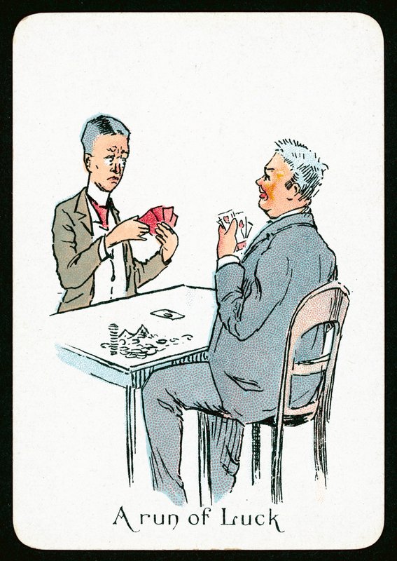 Un coup de chance (lithographie en couleur) - English School