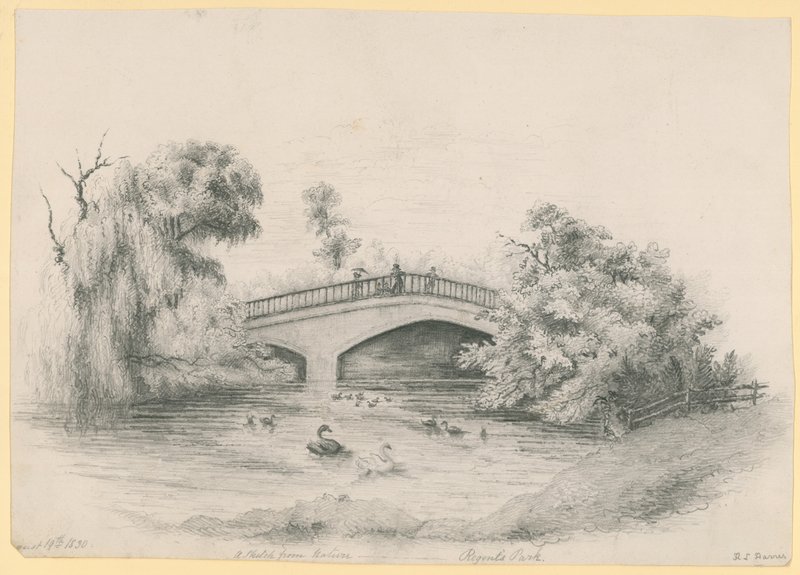 Un croquis de la nature, Regents Park - English School
